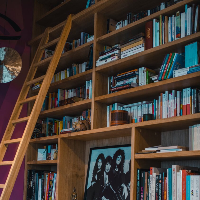 Bibliotheque Joanne CarreV - meubles sur mesure