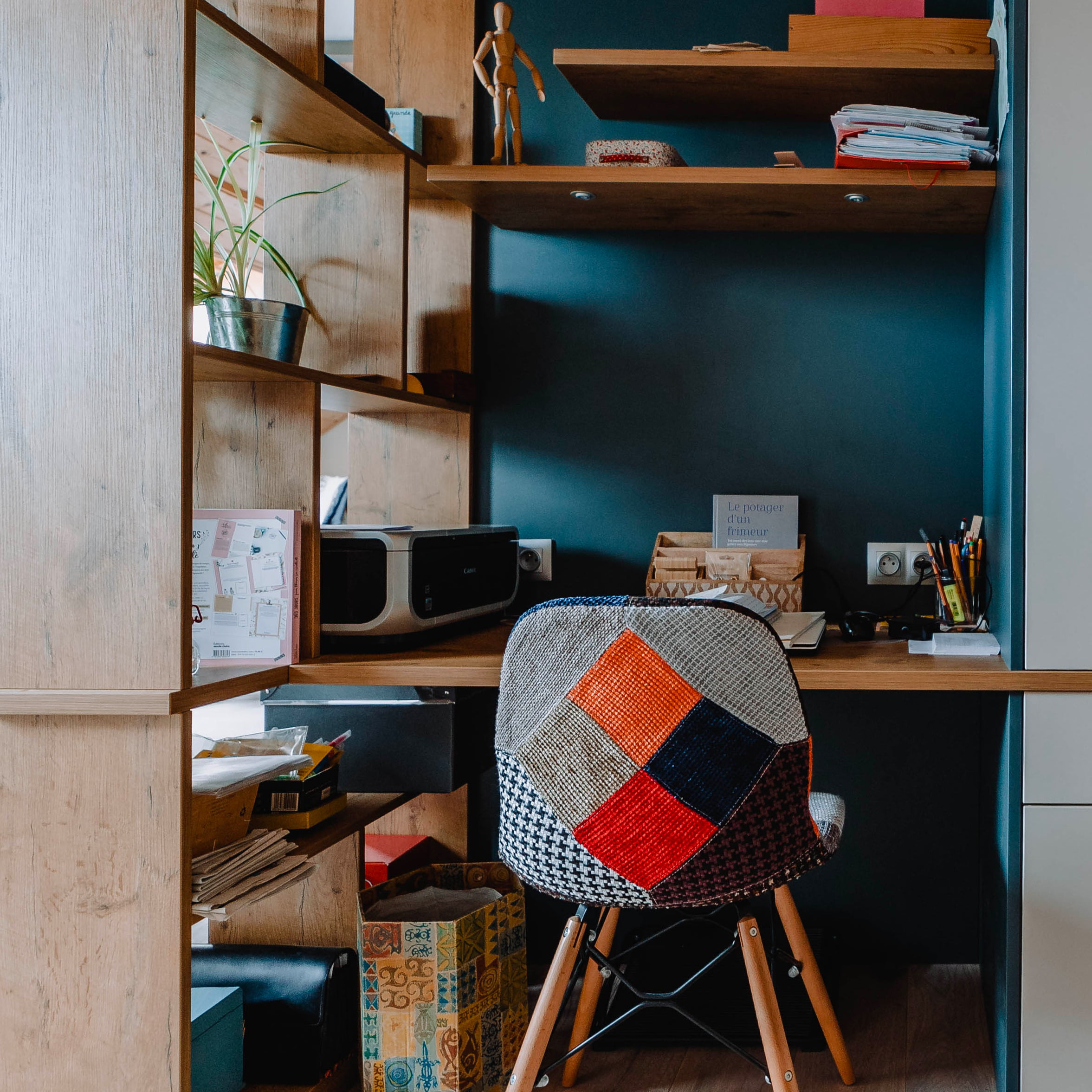 Bureau Florent Carre 1 - meubles sur mesure