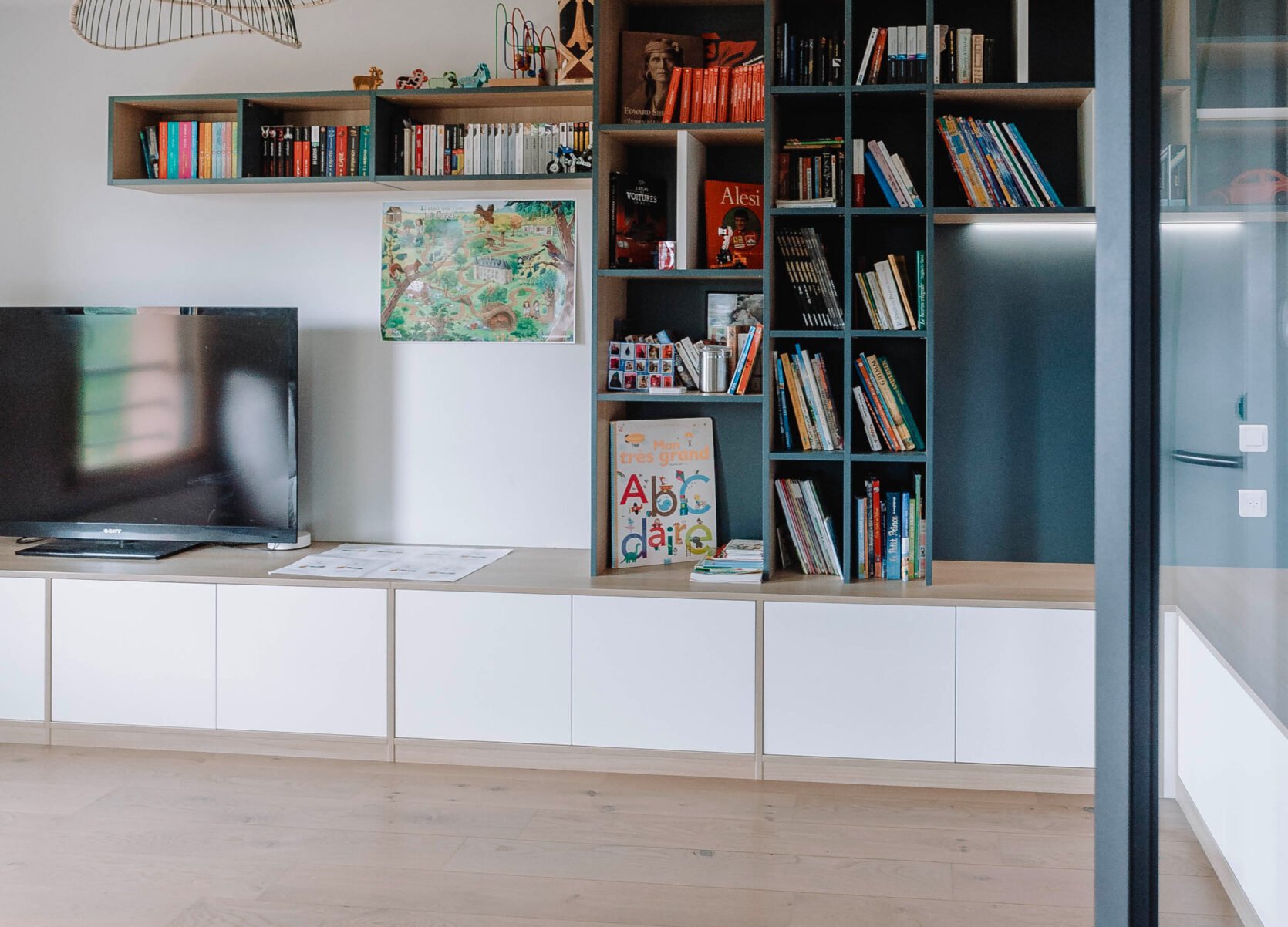 MeubleTV Marine CH02 - meubles sur mesure