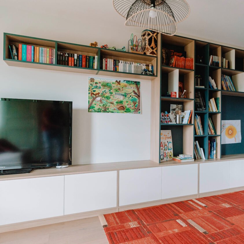 MeubleTV Marine Carre - meubles sur mesure