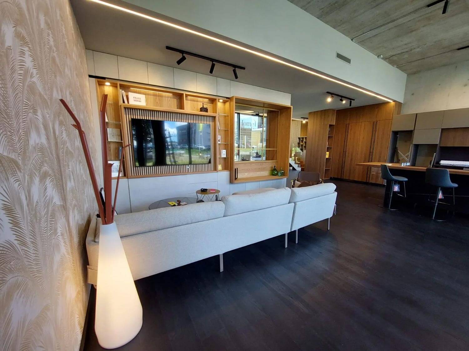 Showroom Behome Interiors à Lausanne, Architecte d'intérieur, espace espace rangement