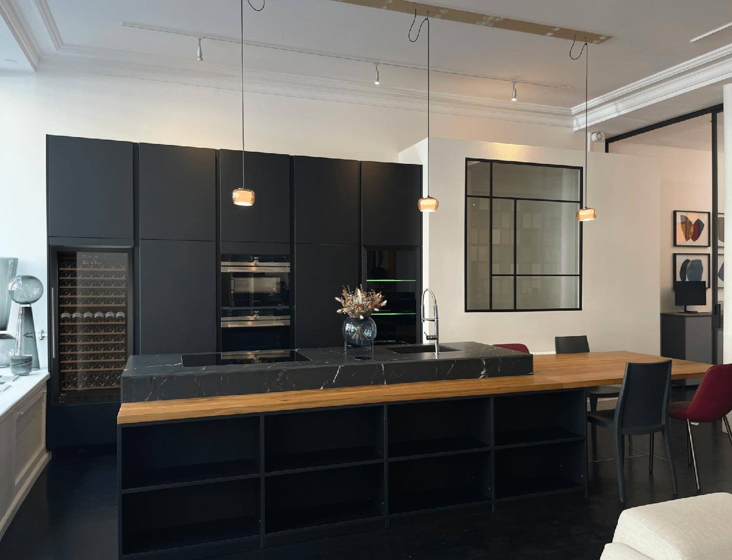 Showroom Behome Interiors à Paris, Architecte d'intérieur, espace cuisine design