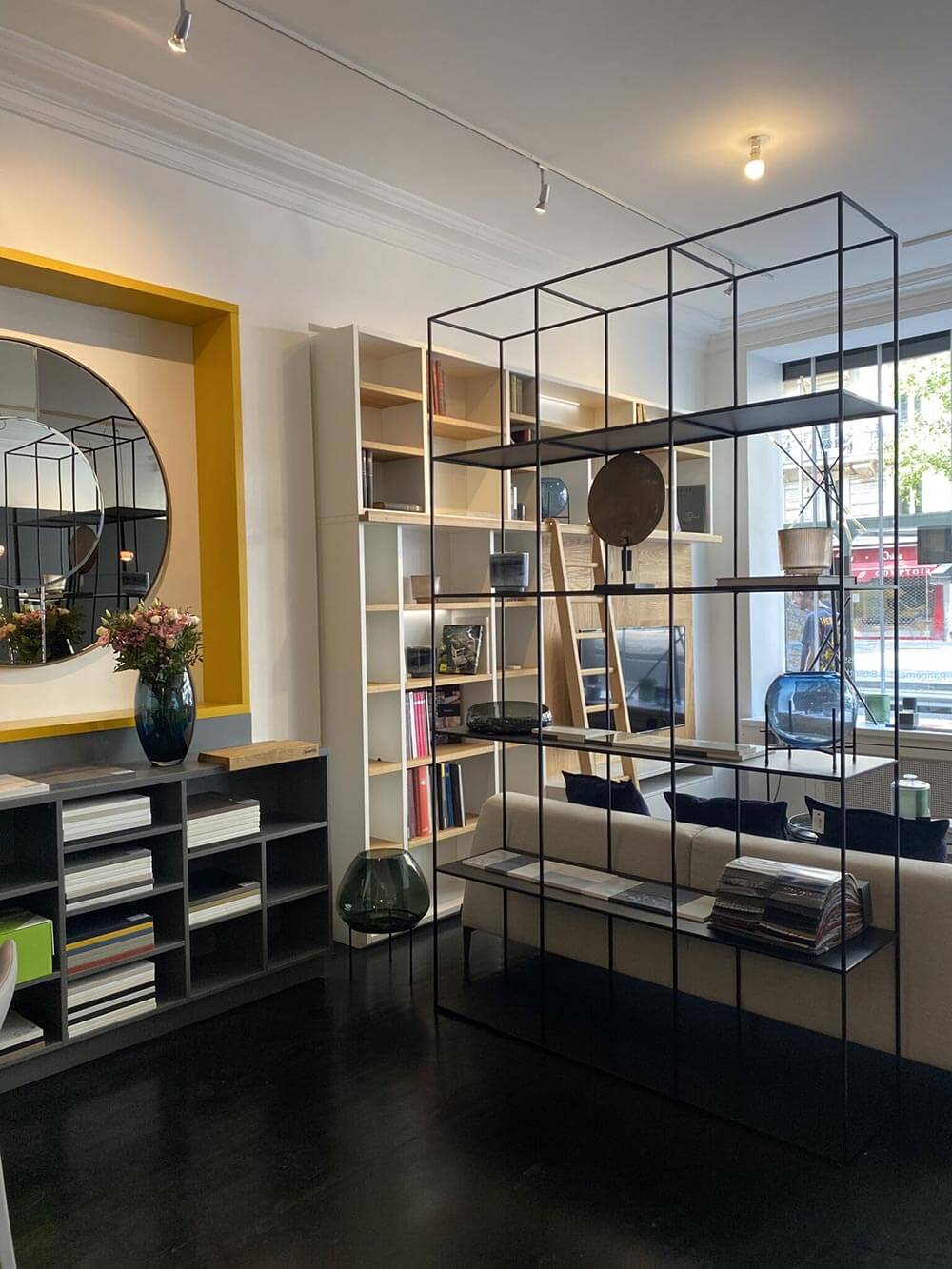 Showroom Behome Interiors à Paris, Architecte d'intérieur, espace salon