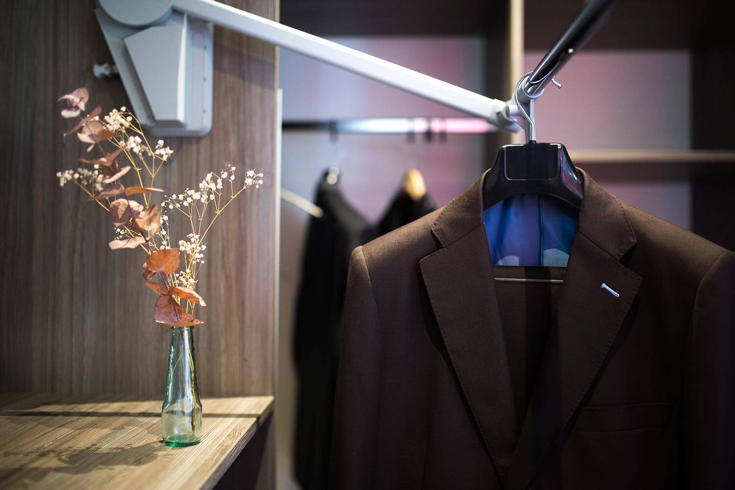 Showroom Behome Interiors à Pontarlier, Architecte d'intérieur, espace dressing