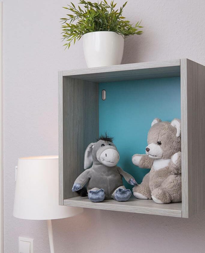 Aménagement de chambre pour enfant, détail niche