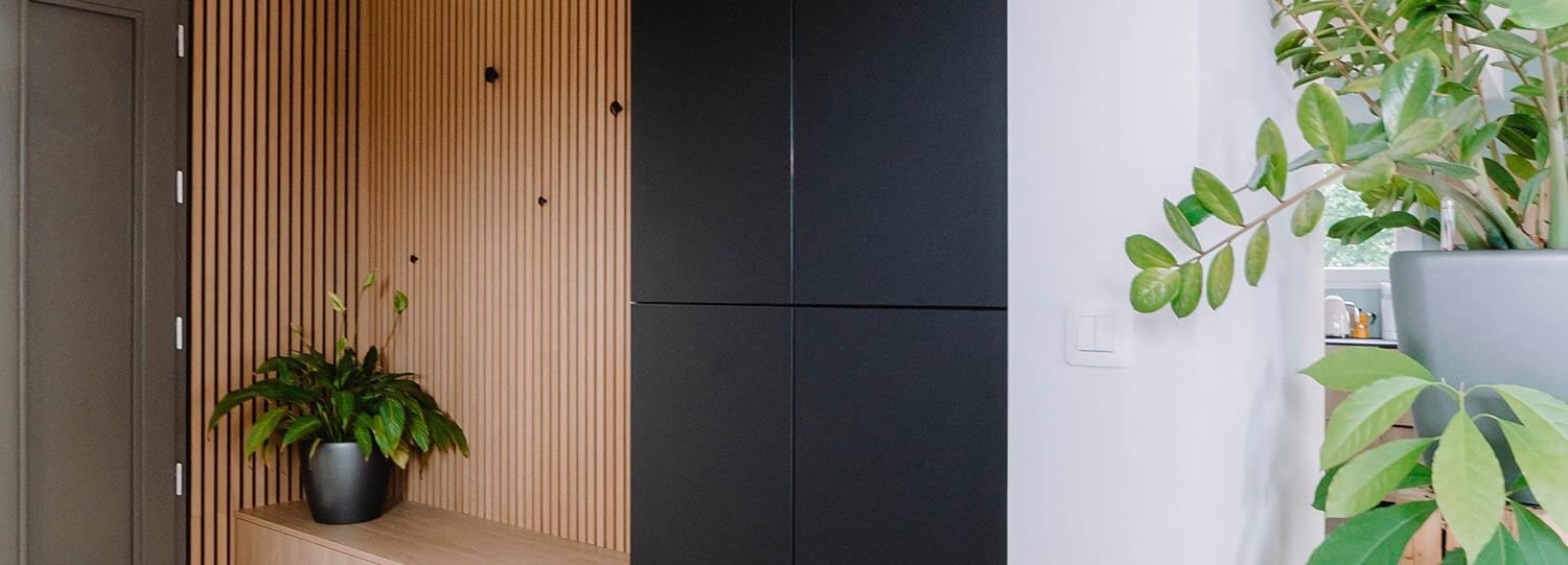 Aménagement design d'une entrée de maison