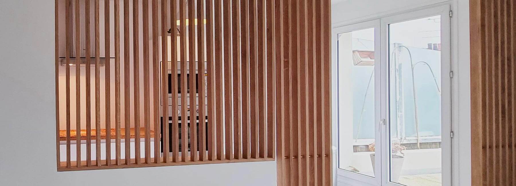 Grand Clautra en bois pour Séparation de pièce