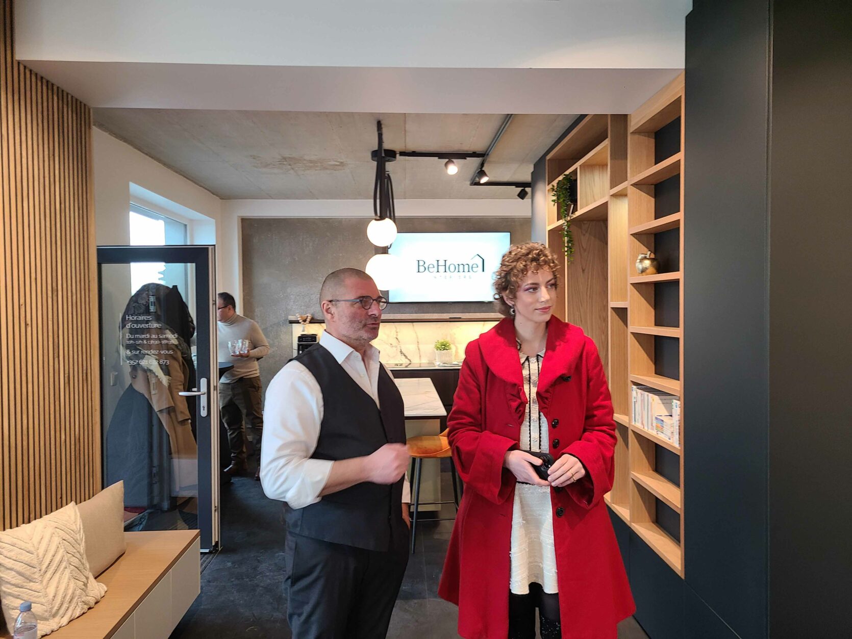 Inauguration BeHome Luxembourg 1 - meubles sur mesure